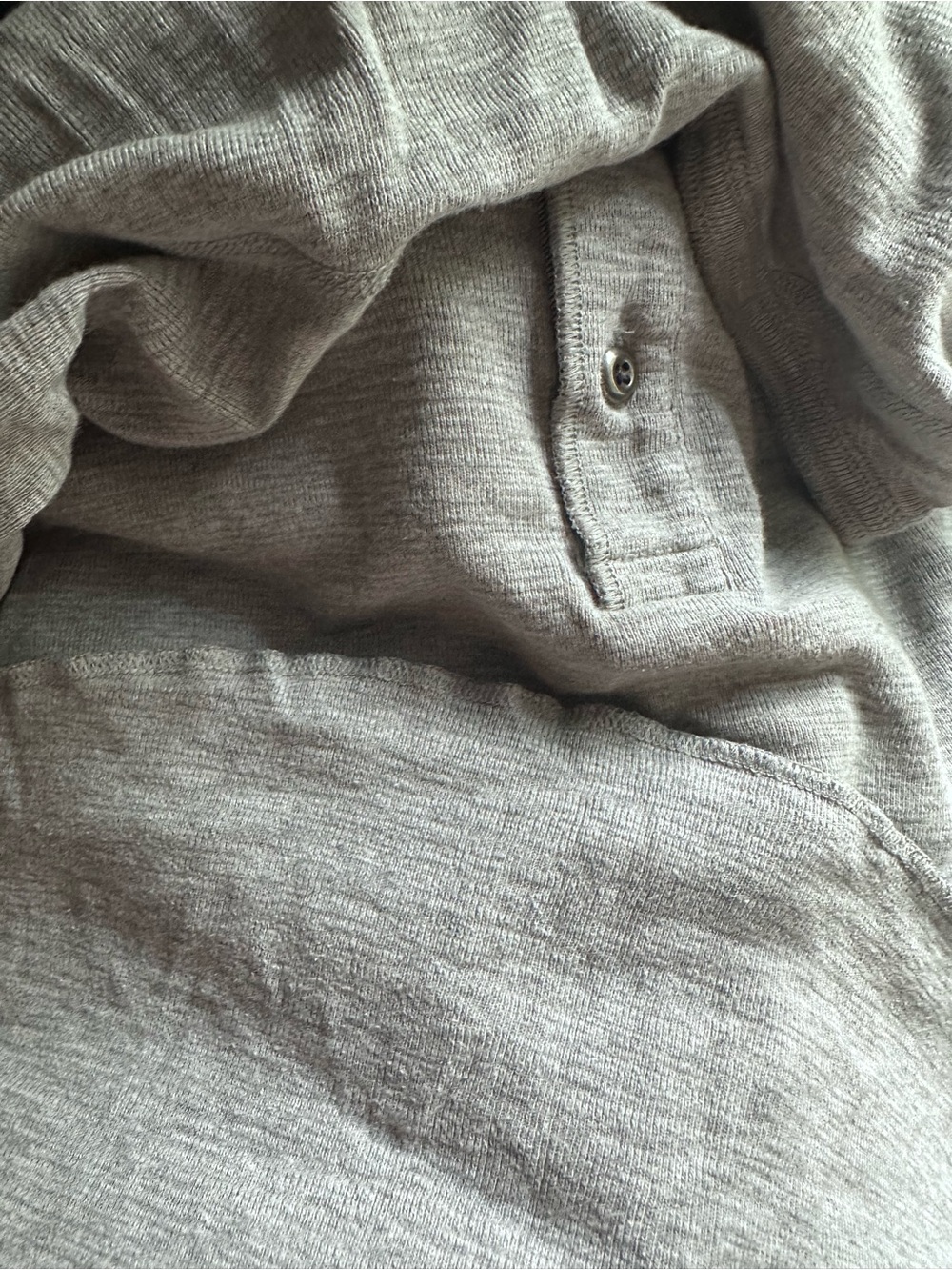 Wings + Horns Henley Shirt Gray Size XXL - Picture 4 of 4